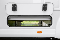 Frost-proof – thanks to the heated double floor with plenty of storage space