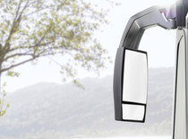 Coach-style mirrors for an optimal field of vision
